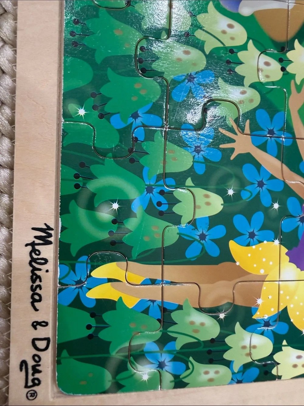 Melissa & Doug Kids Puzzle Duo – Colorful Castle & Safari Scenes